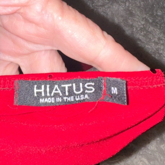 Hiatus made in USA halter backless lace bling red Med 0804 87 - Picture 3 of 5